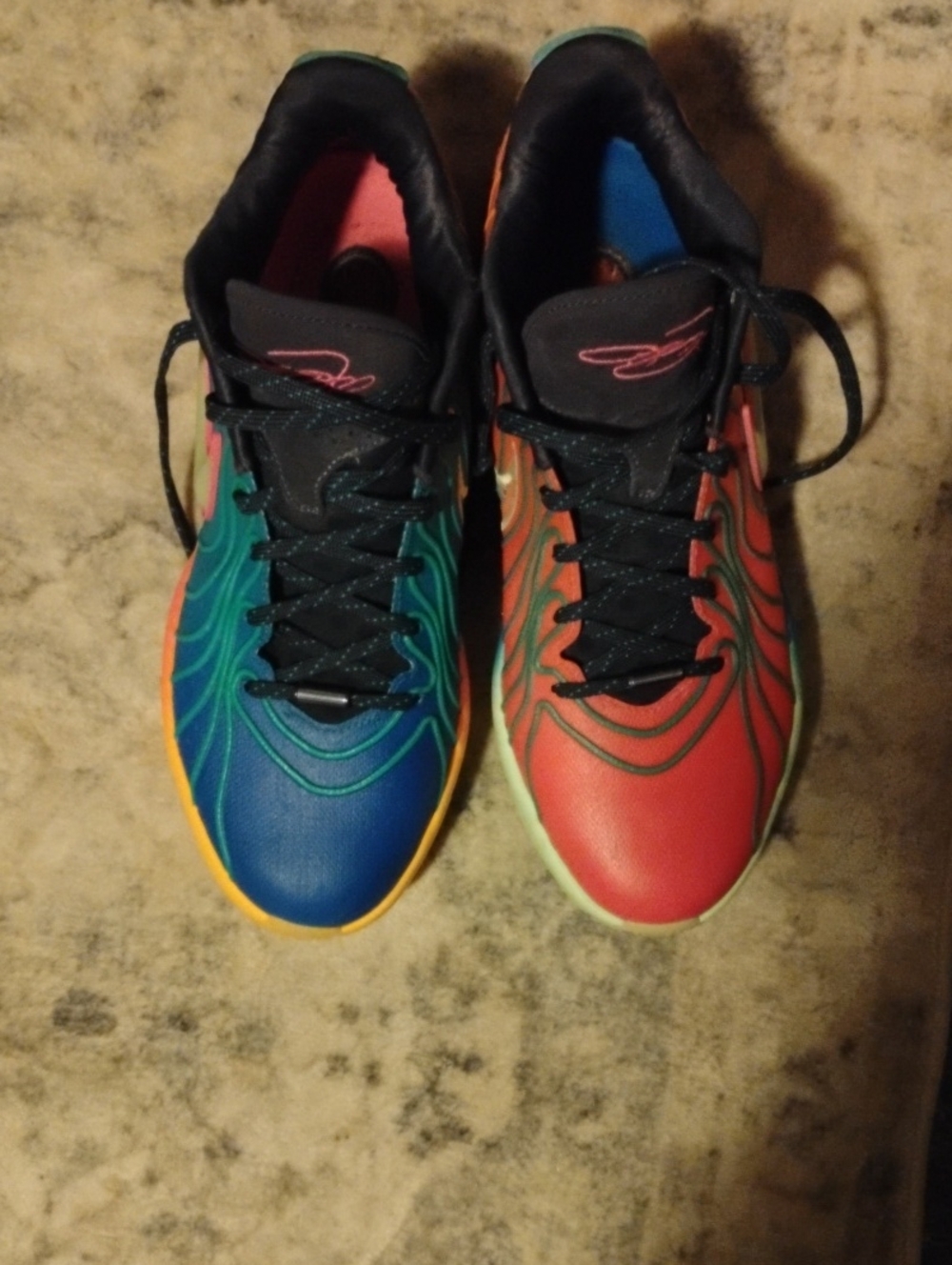 Nike Men's Two-Tone Athletic Sneakers - Red & Blue